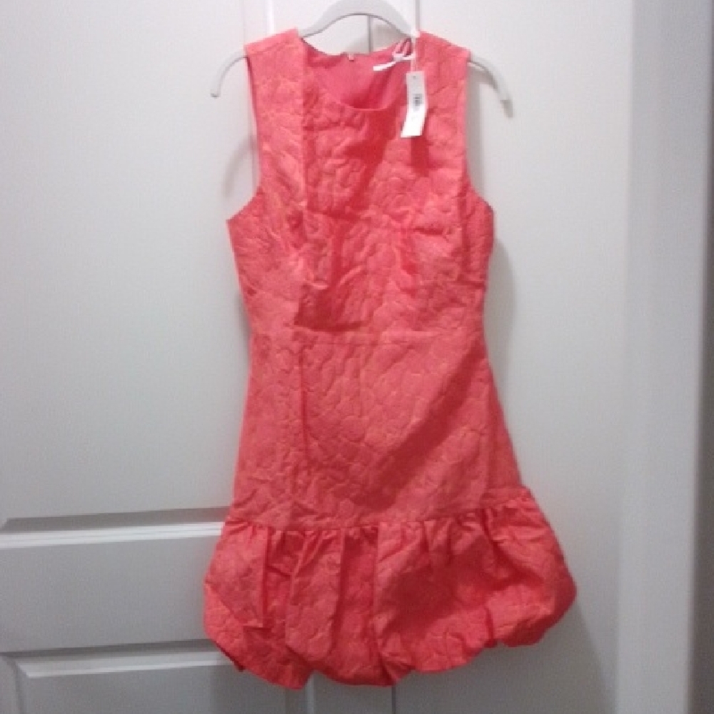 Trina Turk Vibrant Coral Casual Dress